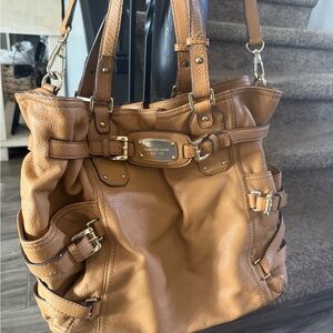 Michael Kors Tan Leather Tote Bag